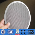 Acid resistance stainless steel woven filter discs